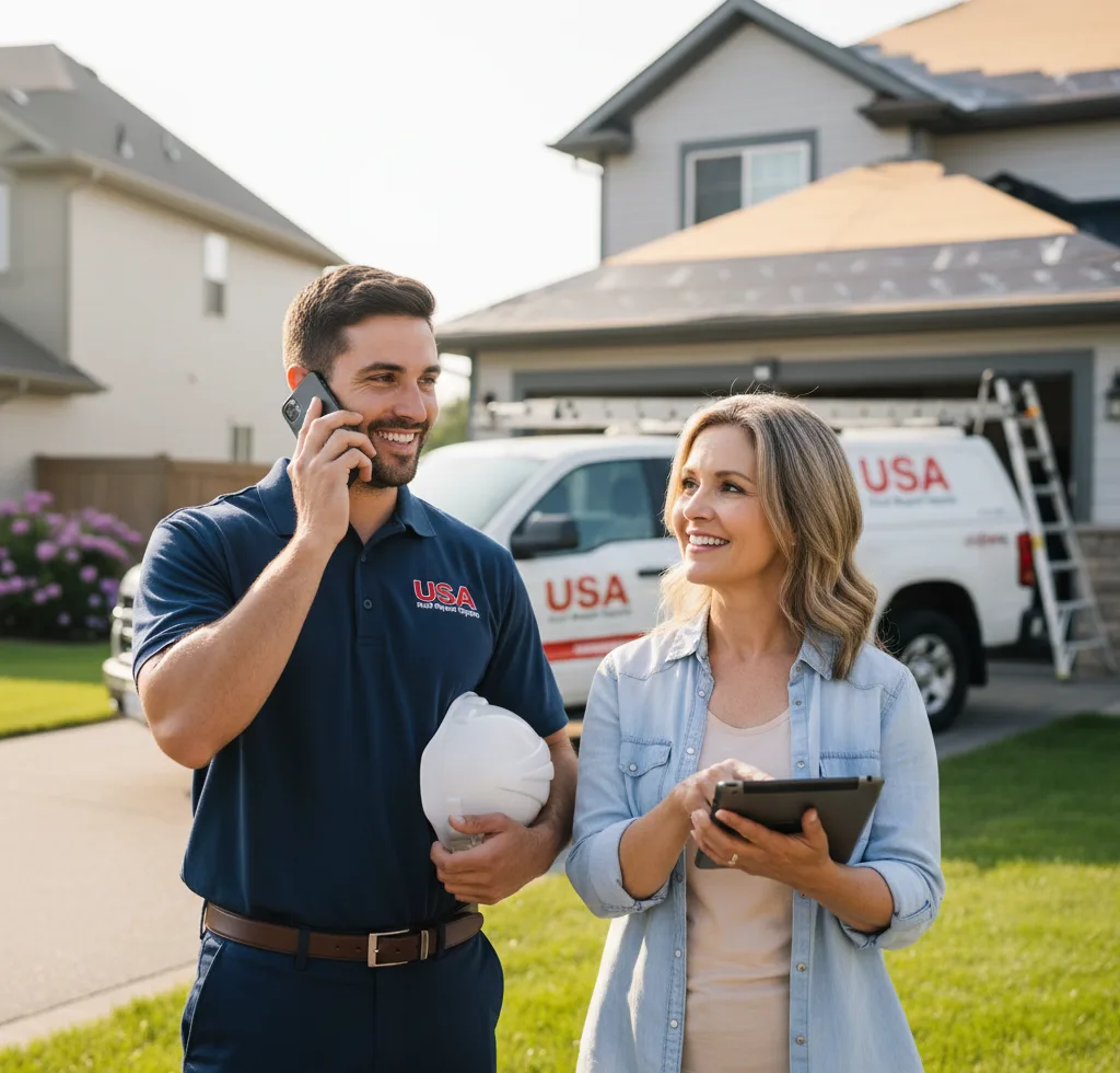 USA Roof Repair Experts customer support in Richland Center